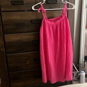 cute summer pink dress